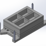 In mould cutting for PP products